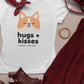 'Hugs + Kisses' Short-Sleeve Unisex T-Shirt